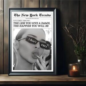 New Canvas Print New York Times Poster 12”x18” Unframed